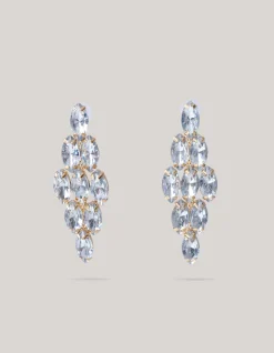 Strass Oorbellen Goud
