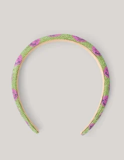 Strass Smile Haarband Groen