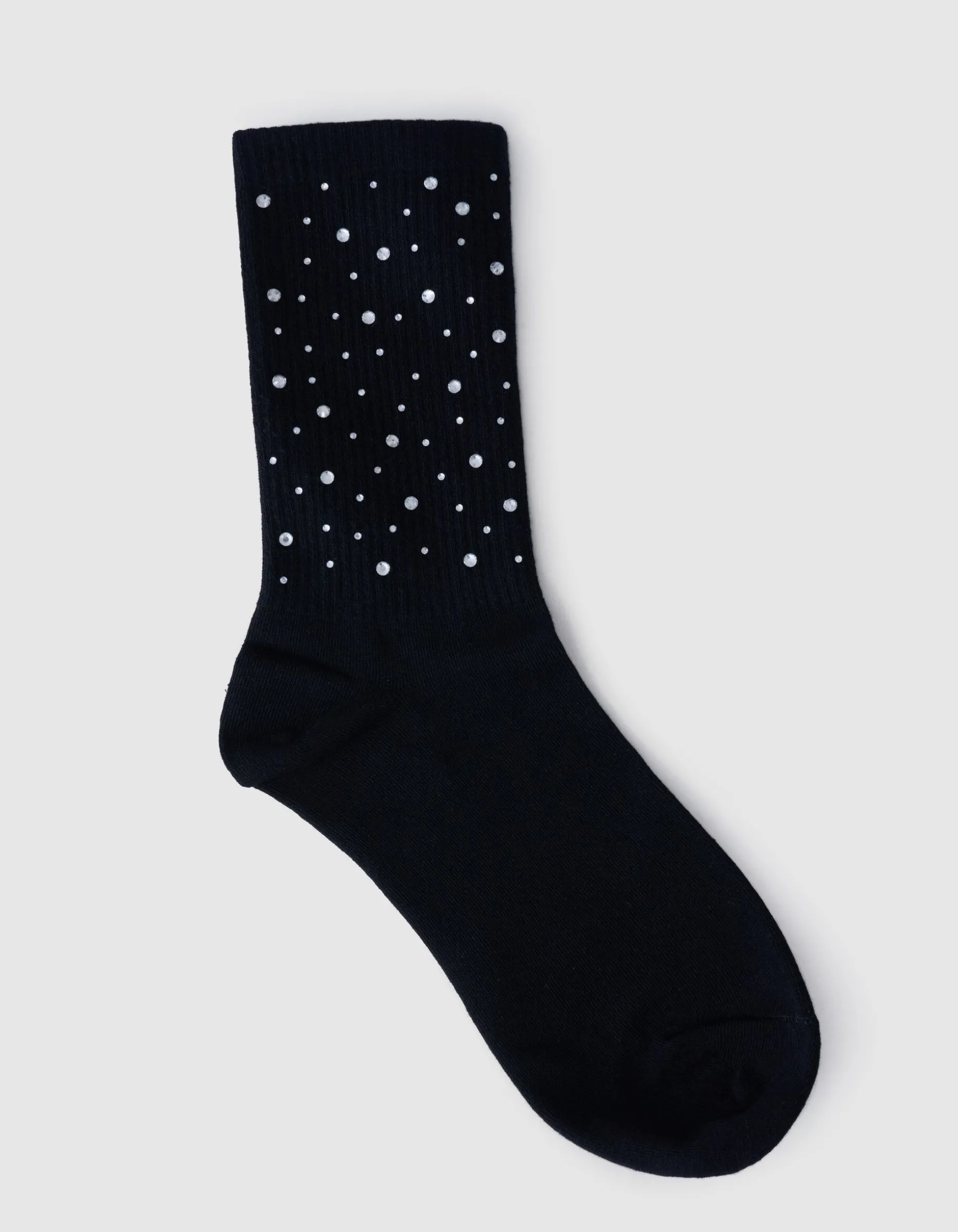 Strass Sokken Zwart
