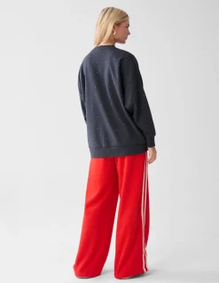 Strass Sweater Donkergrijs