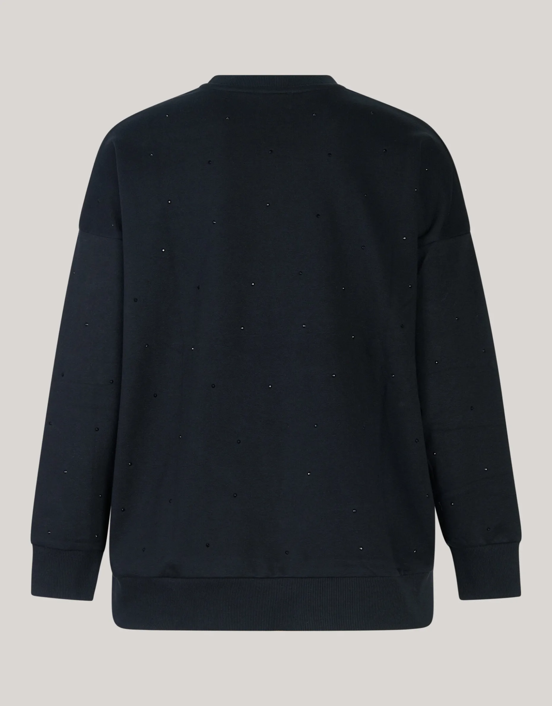 Strass Sweater Zwart