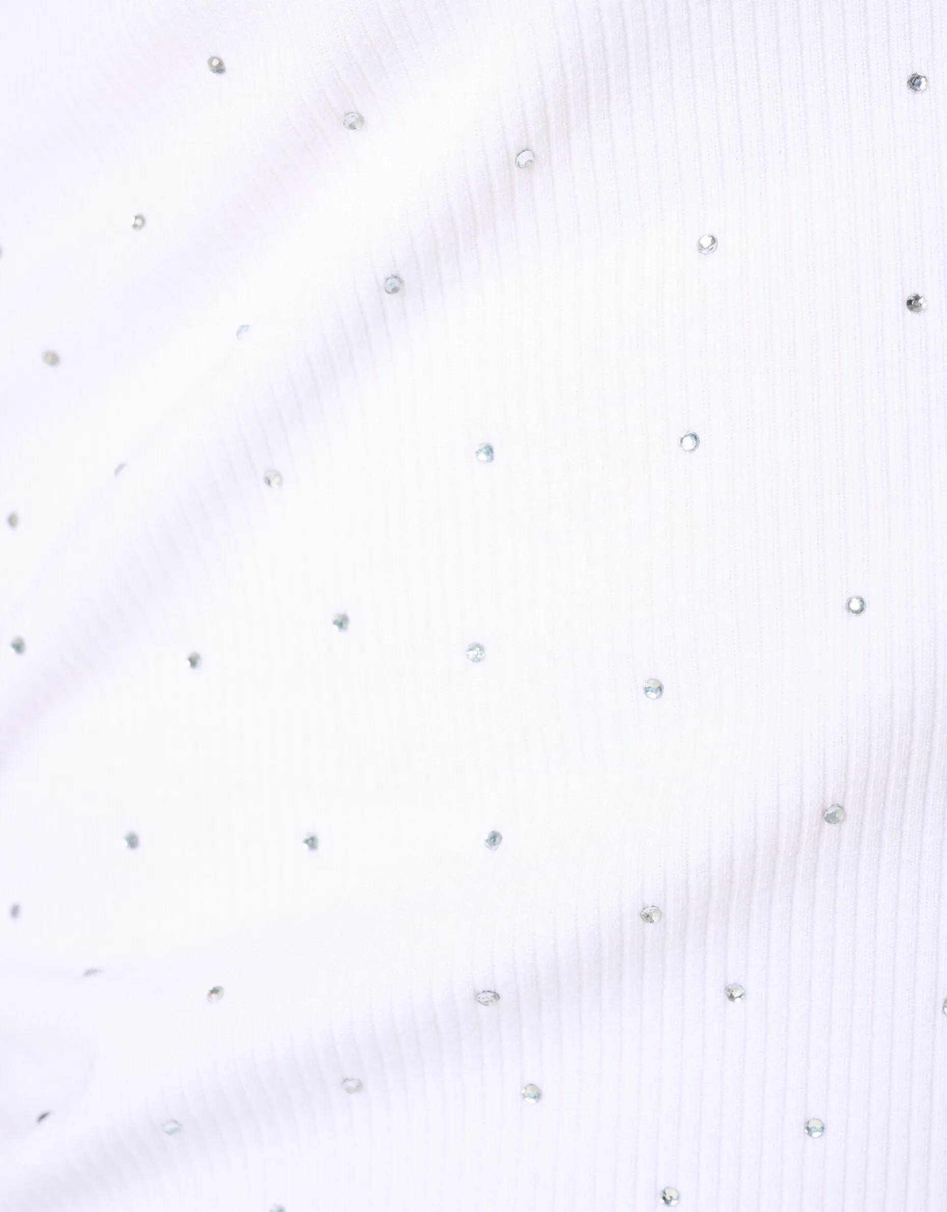 Strass Tanktop Wit