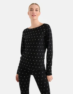 Strass Top Zwart
