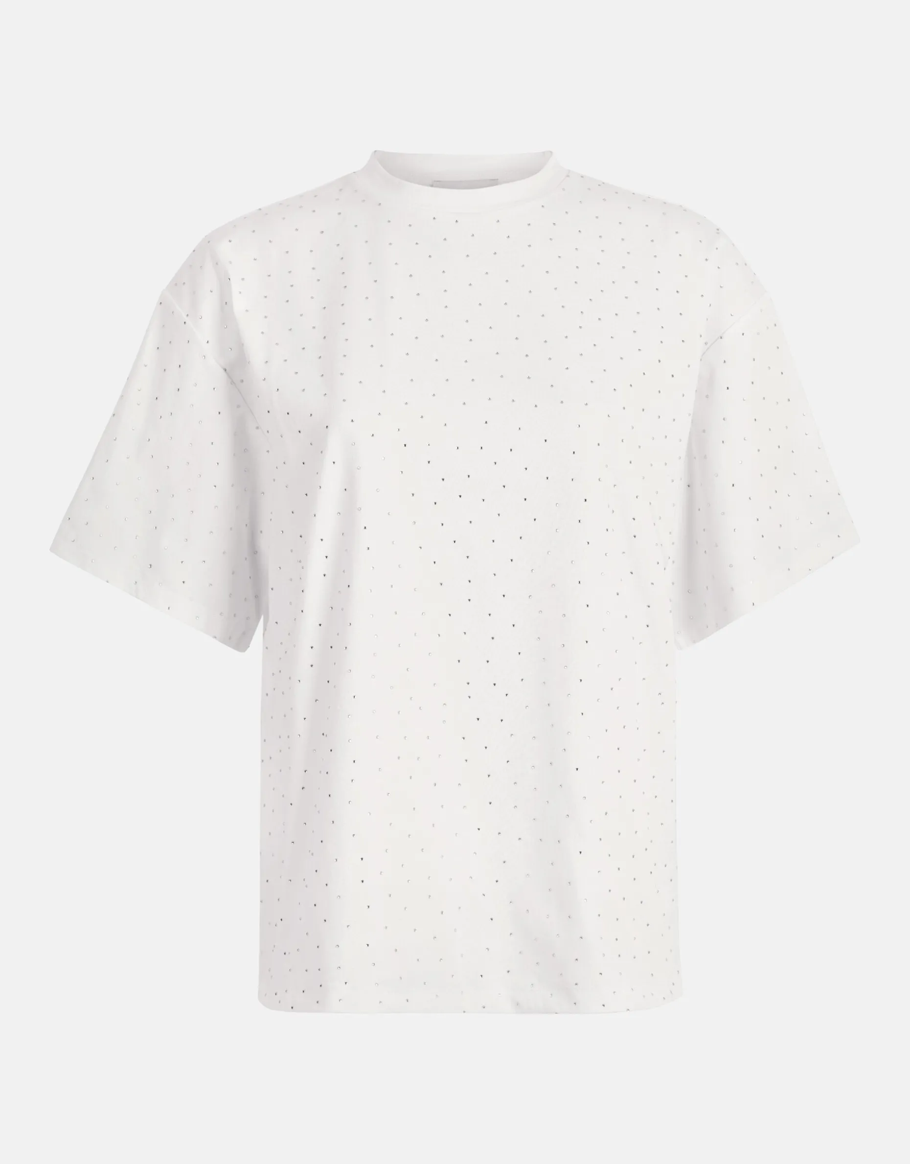 Strass T-shirt Wit