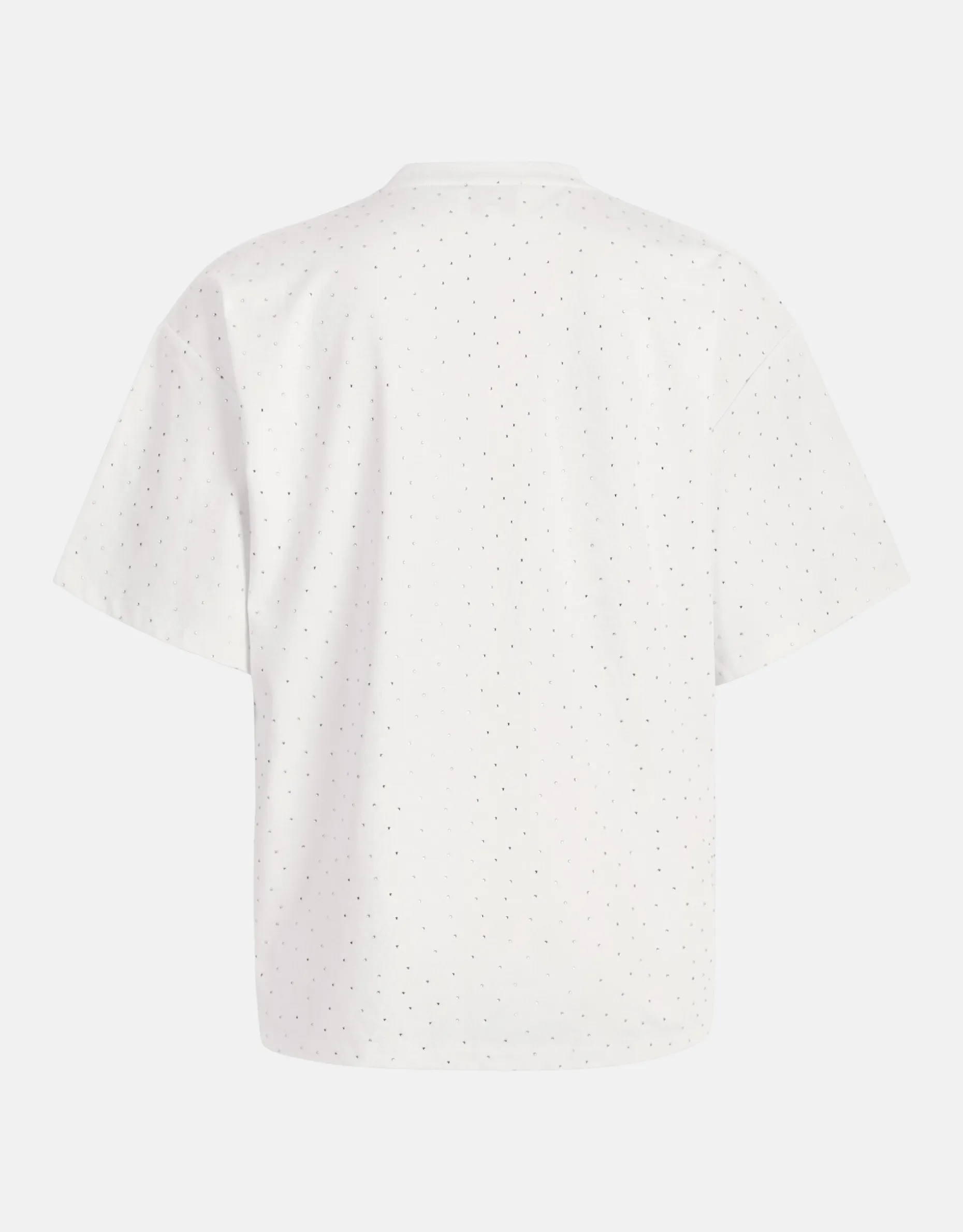 Strass T-shirt Wit