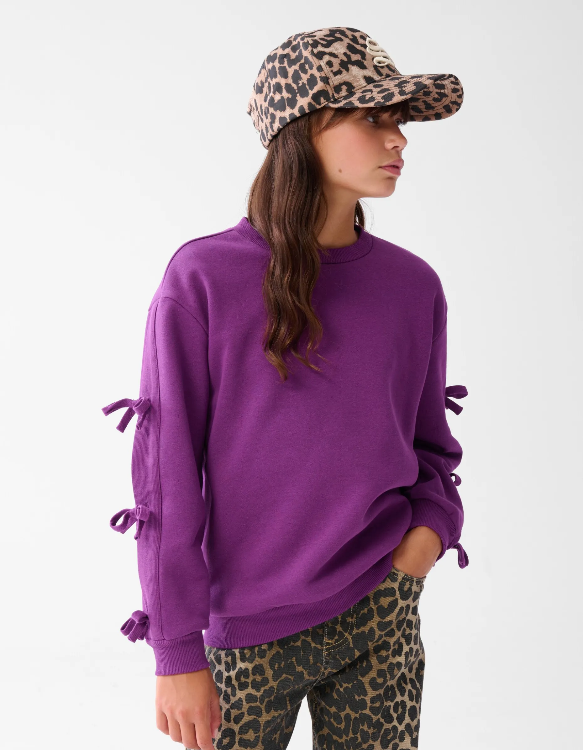 Strik Sweater Paars