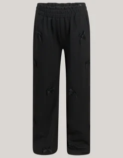 Strik Wide Leg Broek Zwart