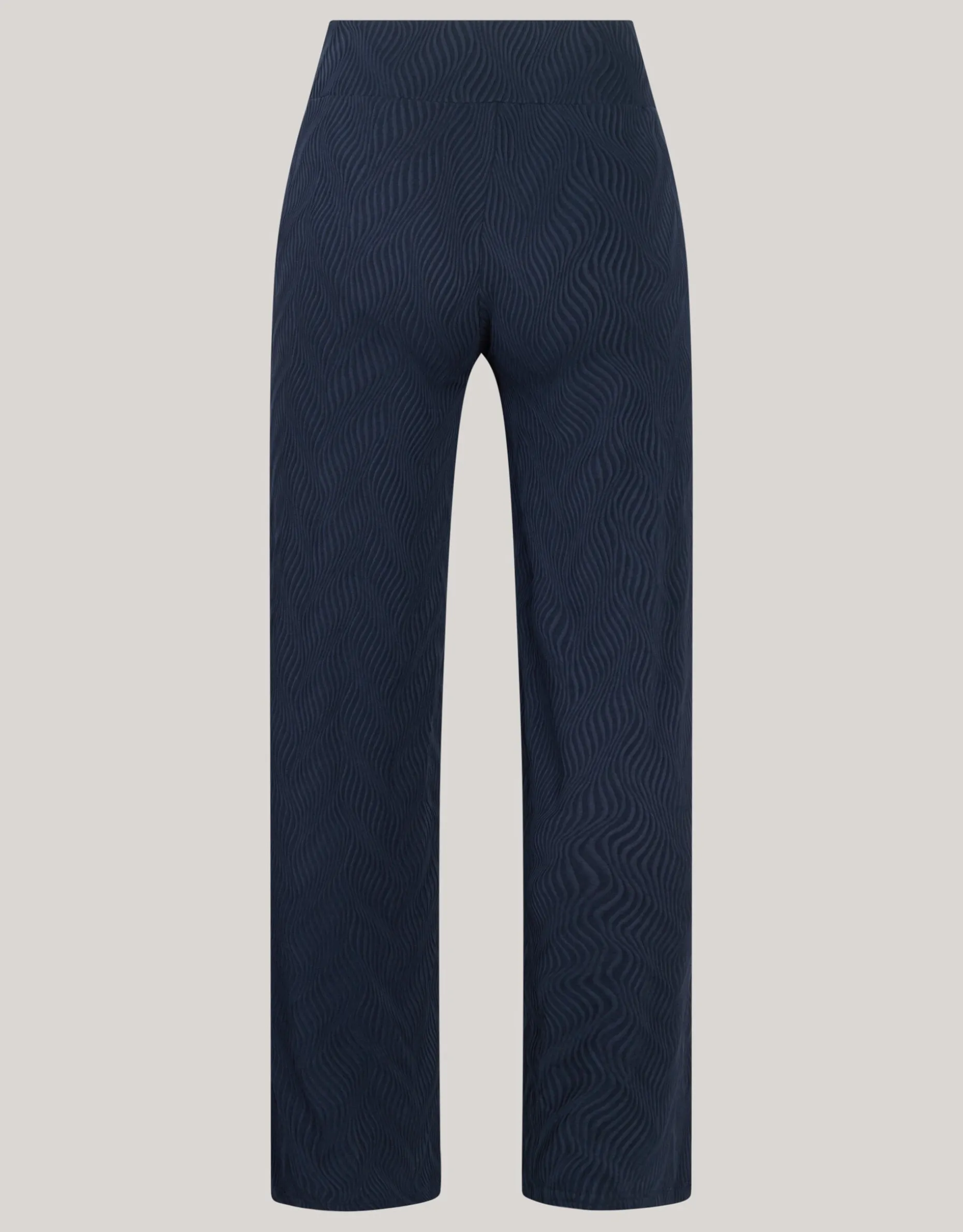 Structure Swirl Broek Donkerblauw