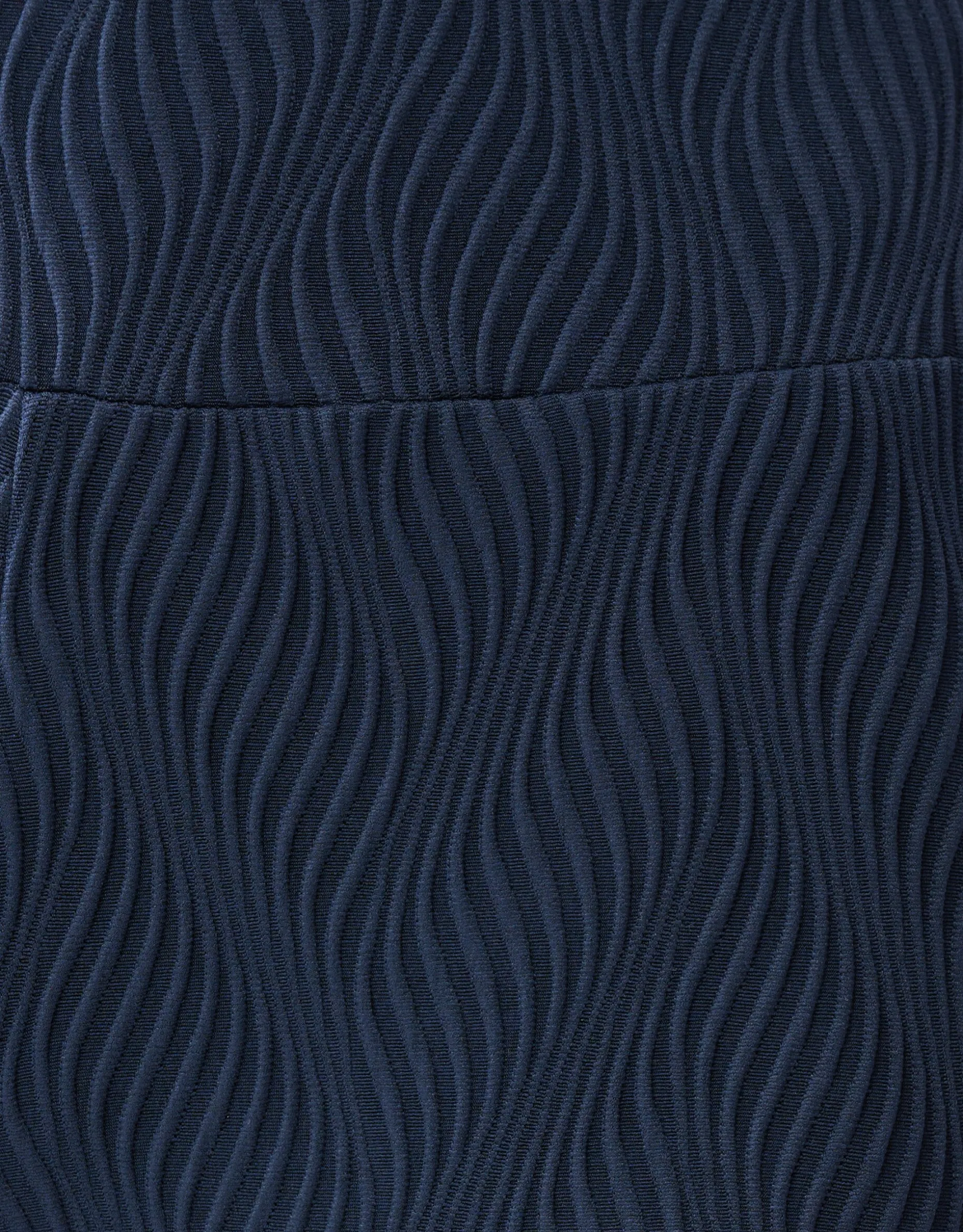 Structure Swirl Broek Donkerblauw
