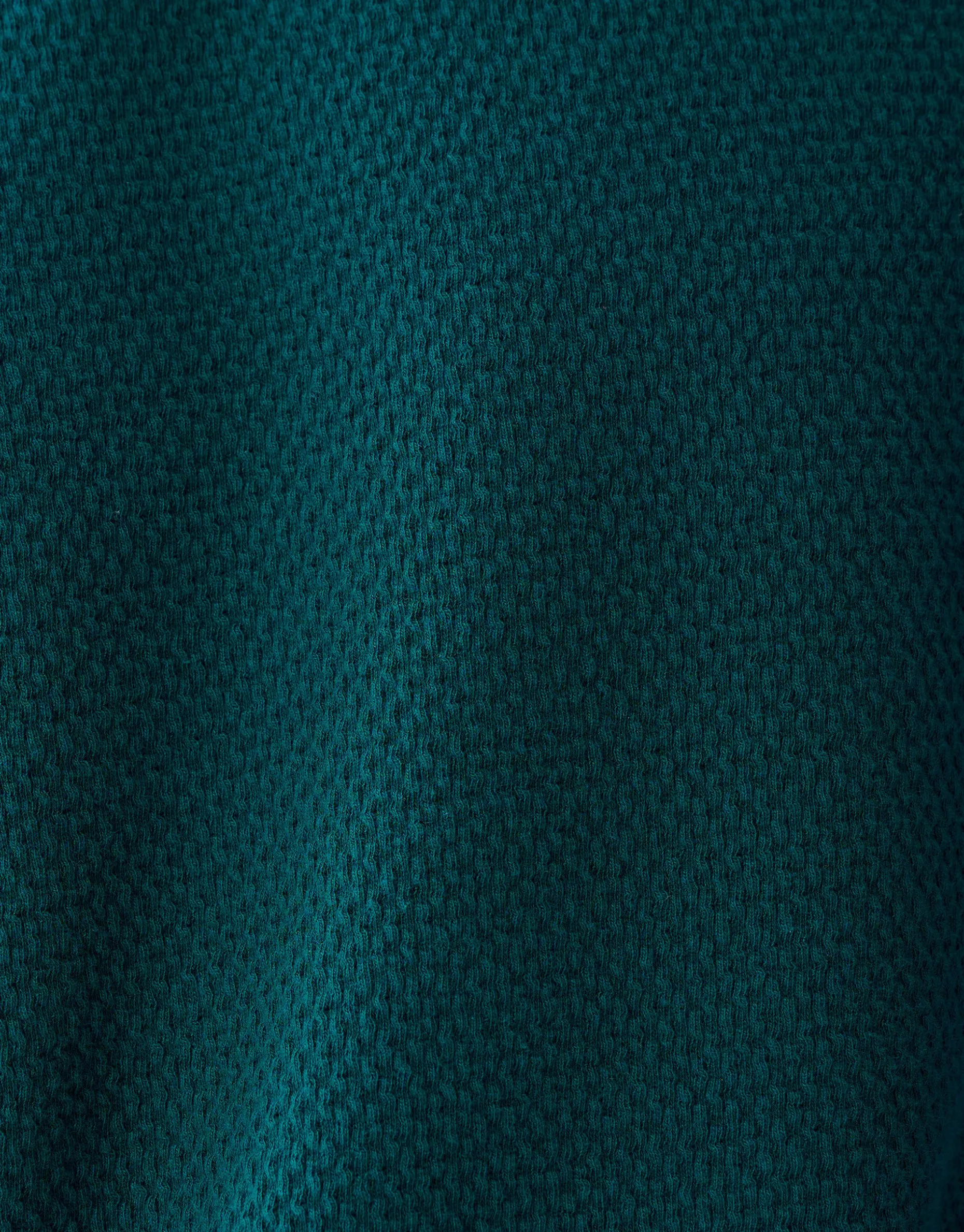 Structuur Jersey Longsleeve Donkergroen