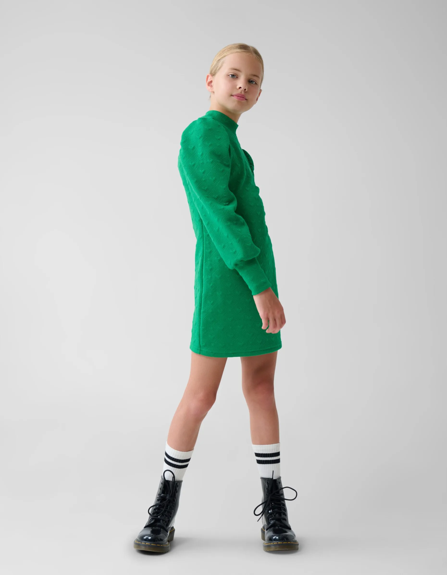 Structuur Jurk Groen