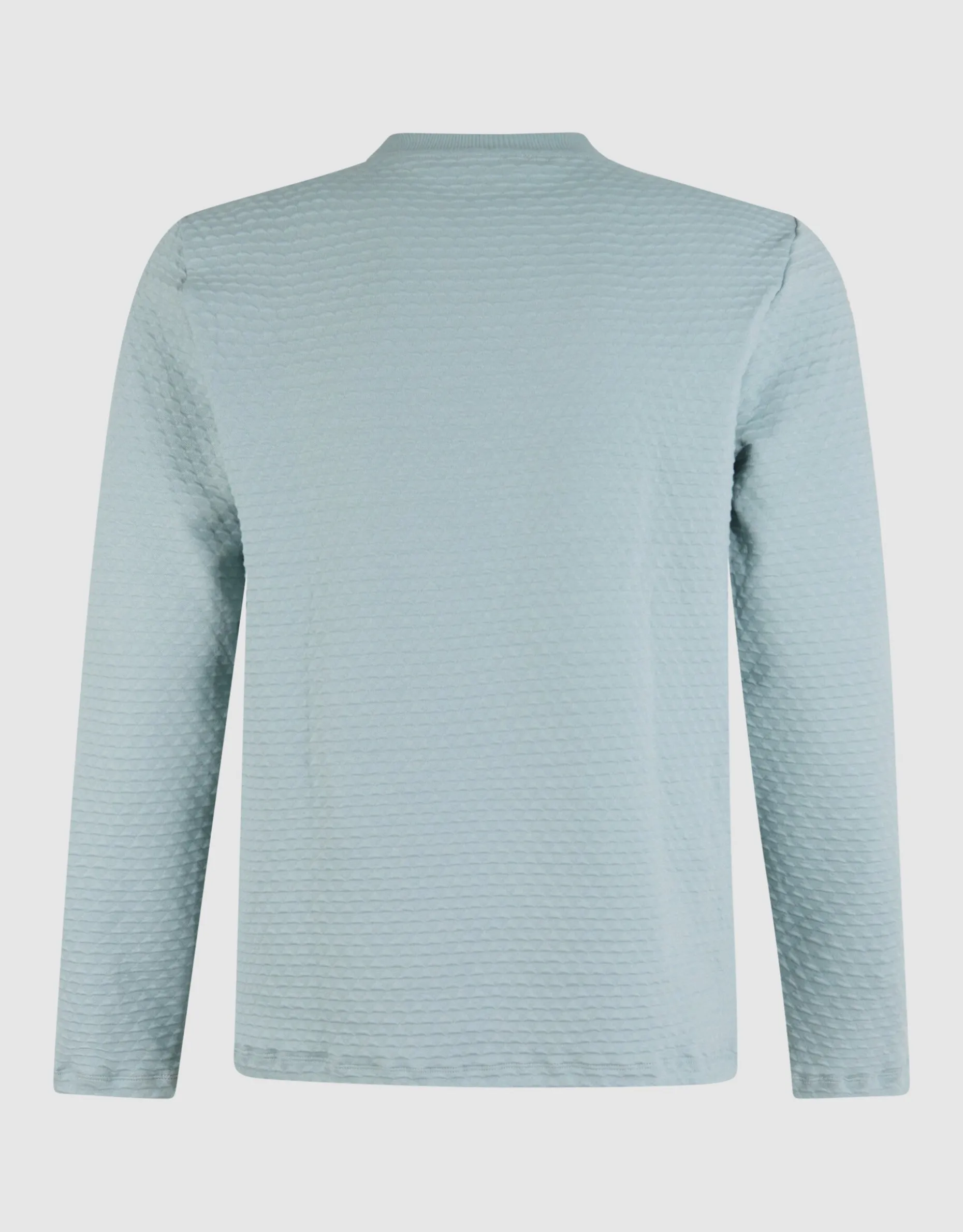 Structuur Longsleeve Lichtgroen