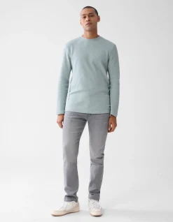 Structuur Longsleeve Lichtgroen