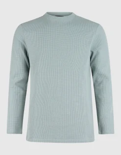 Structuur Longsleeve Lichtgroen