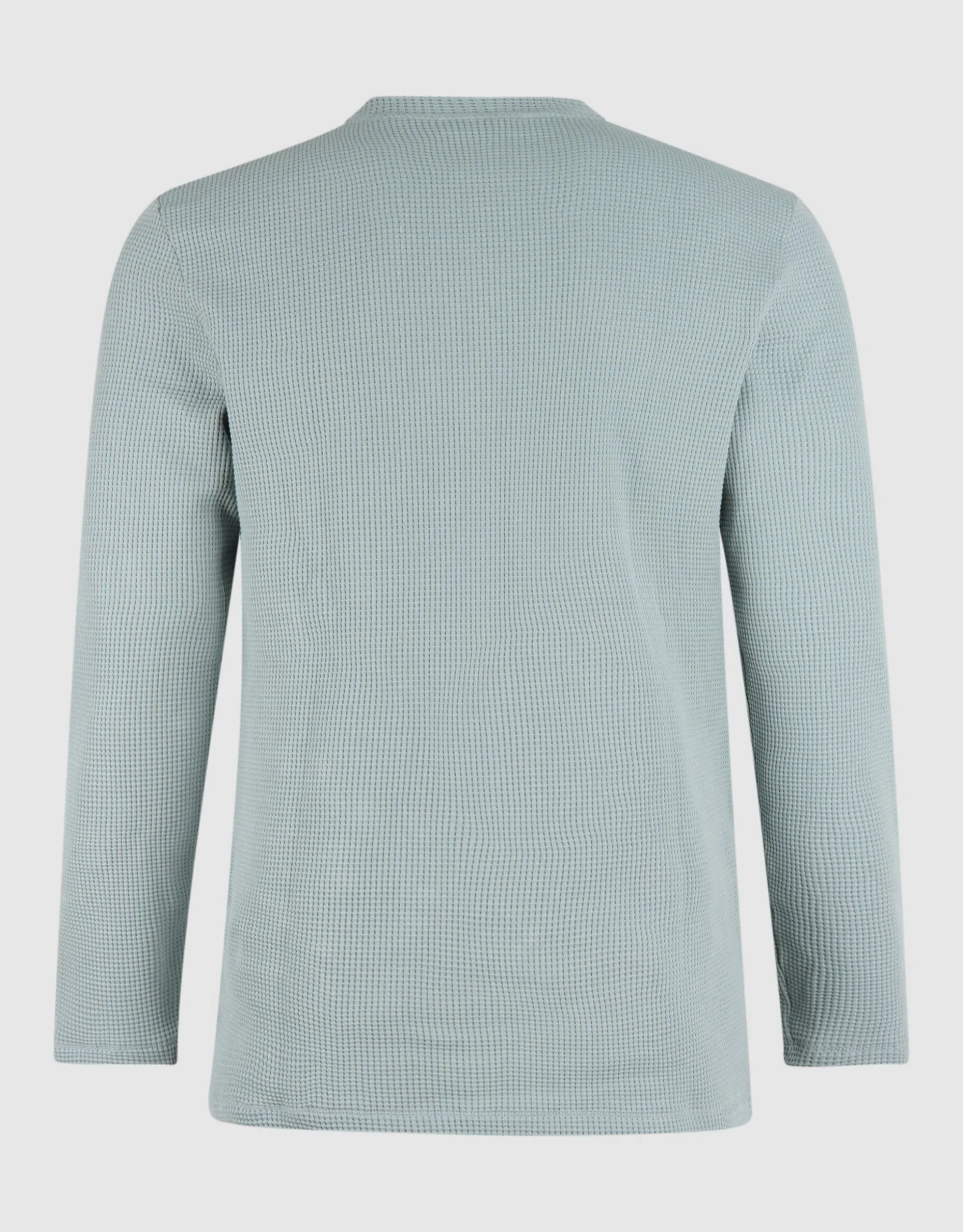 Structuur Longsleeve Lichtgroen