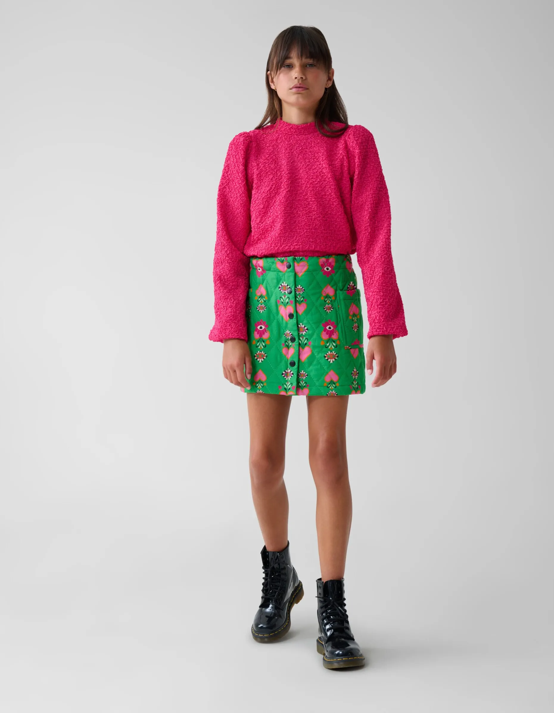 Structuur Longsleeve Roze By Lizzy