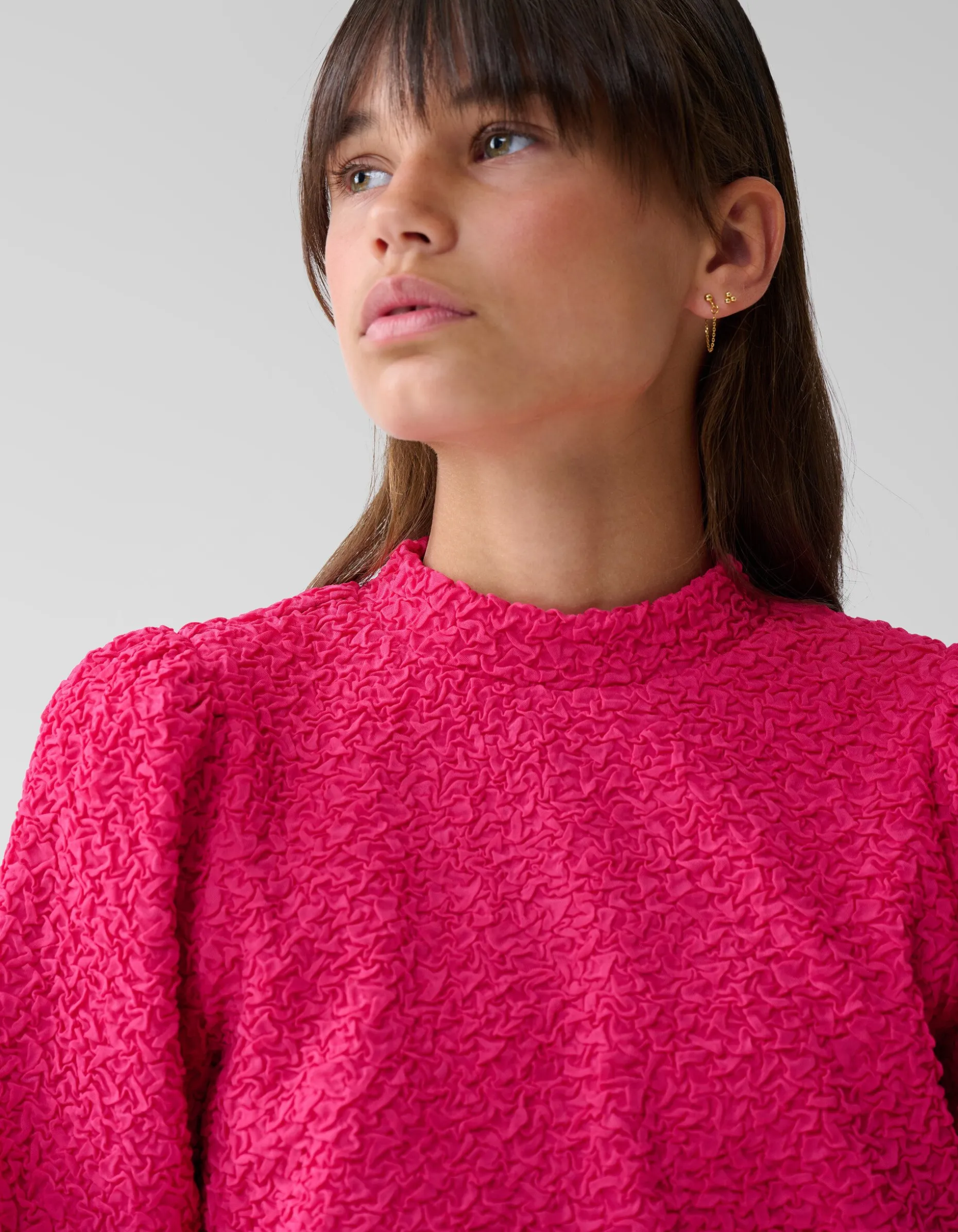 Structuur Longsleeve Roze By Lizzy