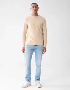 Structuur Longsleeve Zand