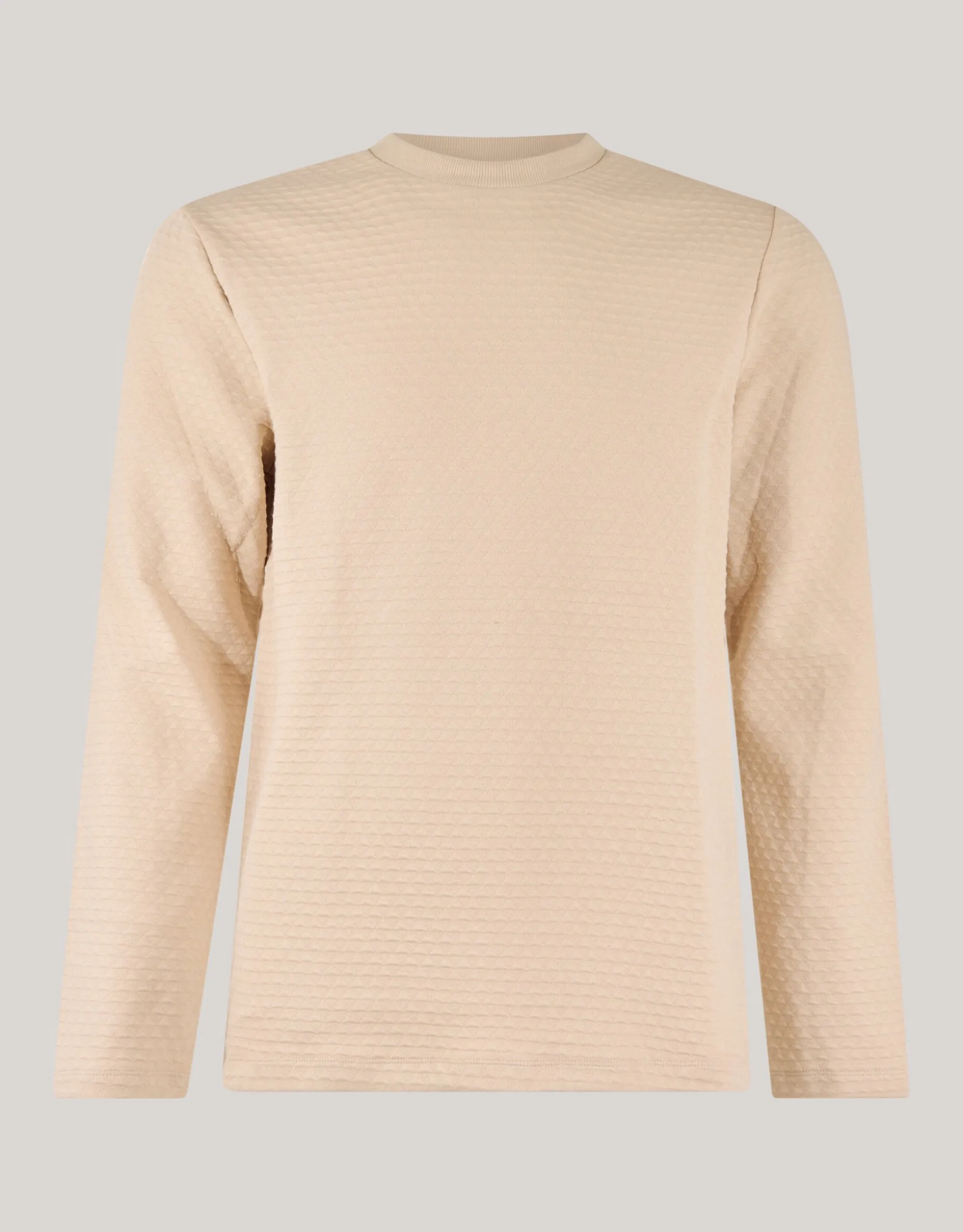 Structuur Longsleeve Zand