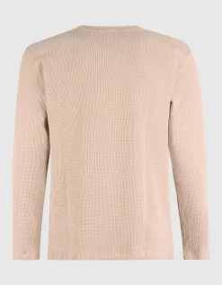 Structuur Longsleeve Zand