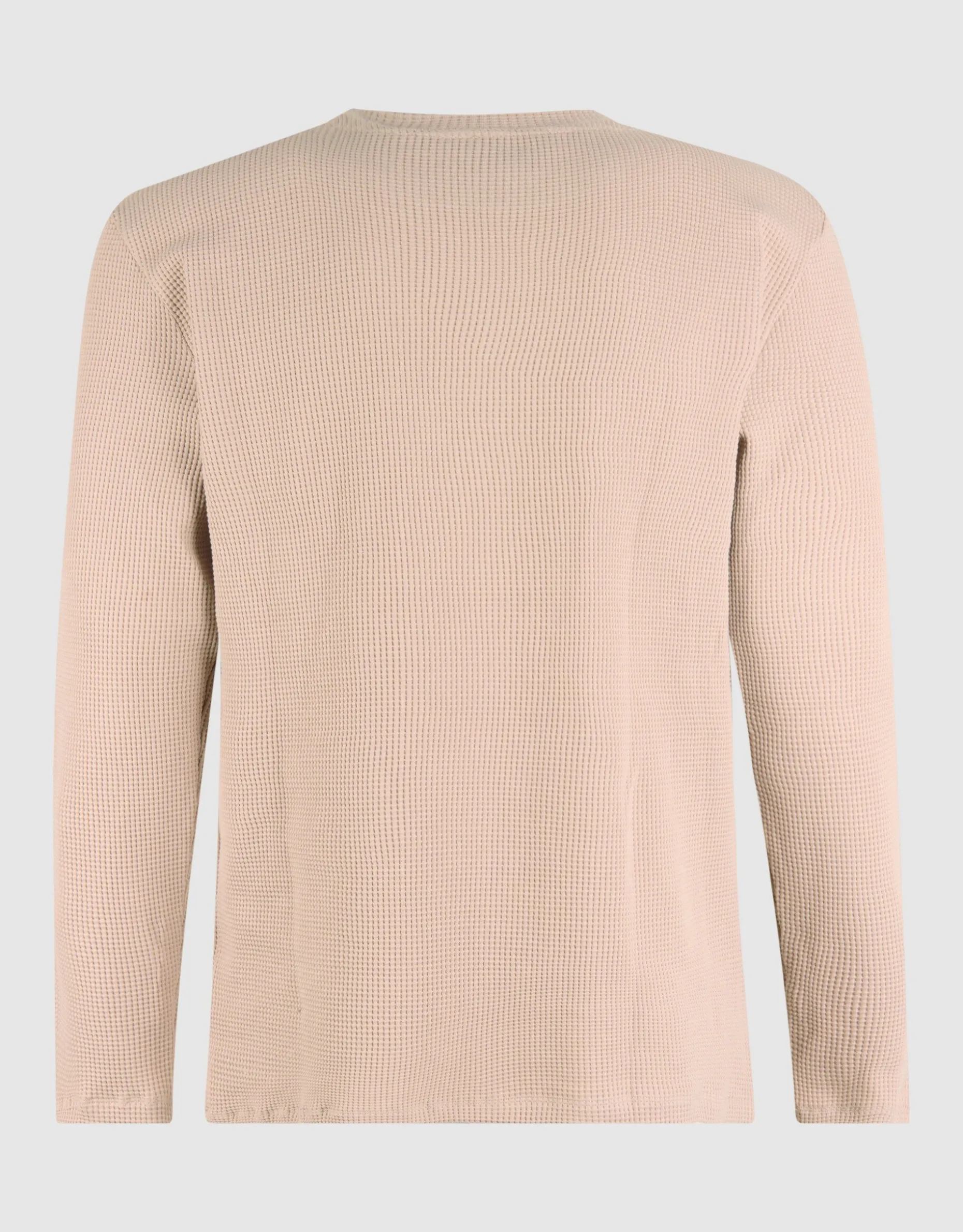 Structuur Longsleeve Zand