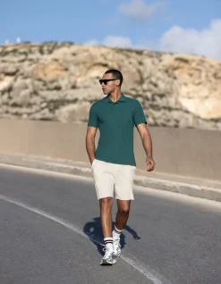 Structuur Polo Turquoise