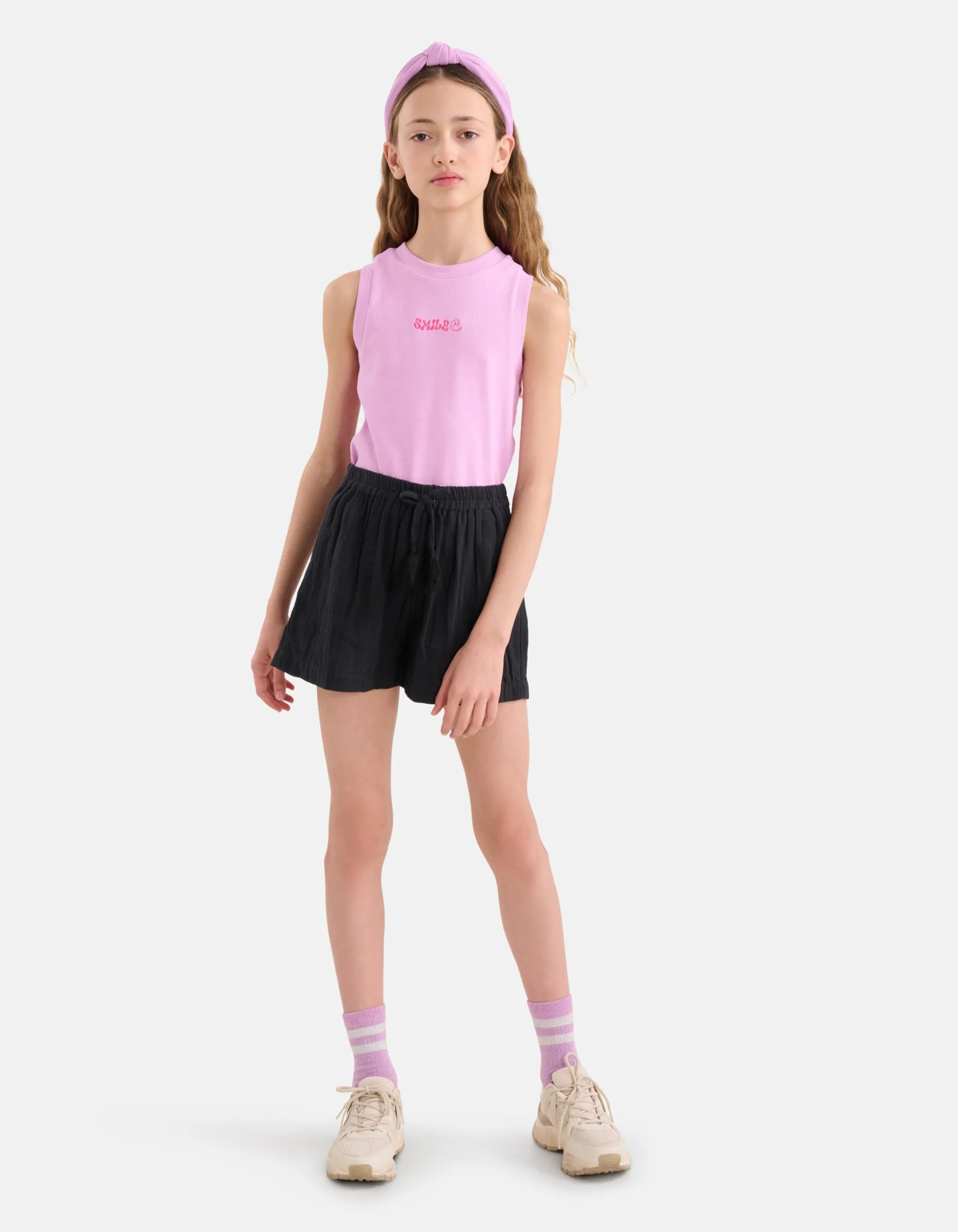 Structuur Short Zwart