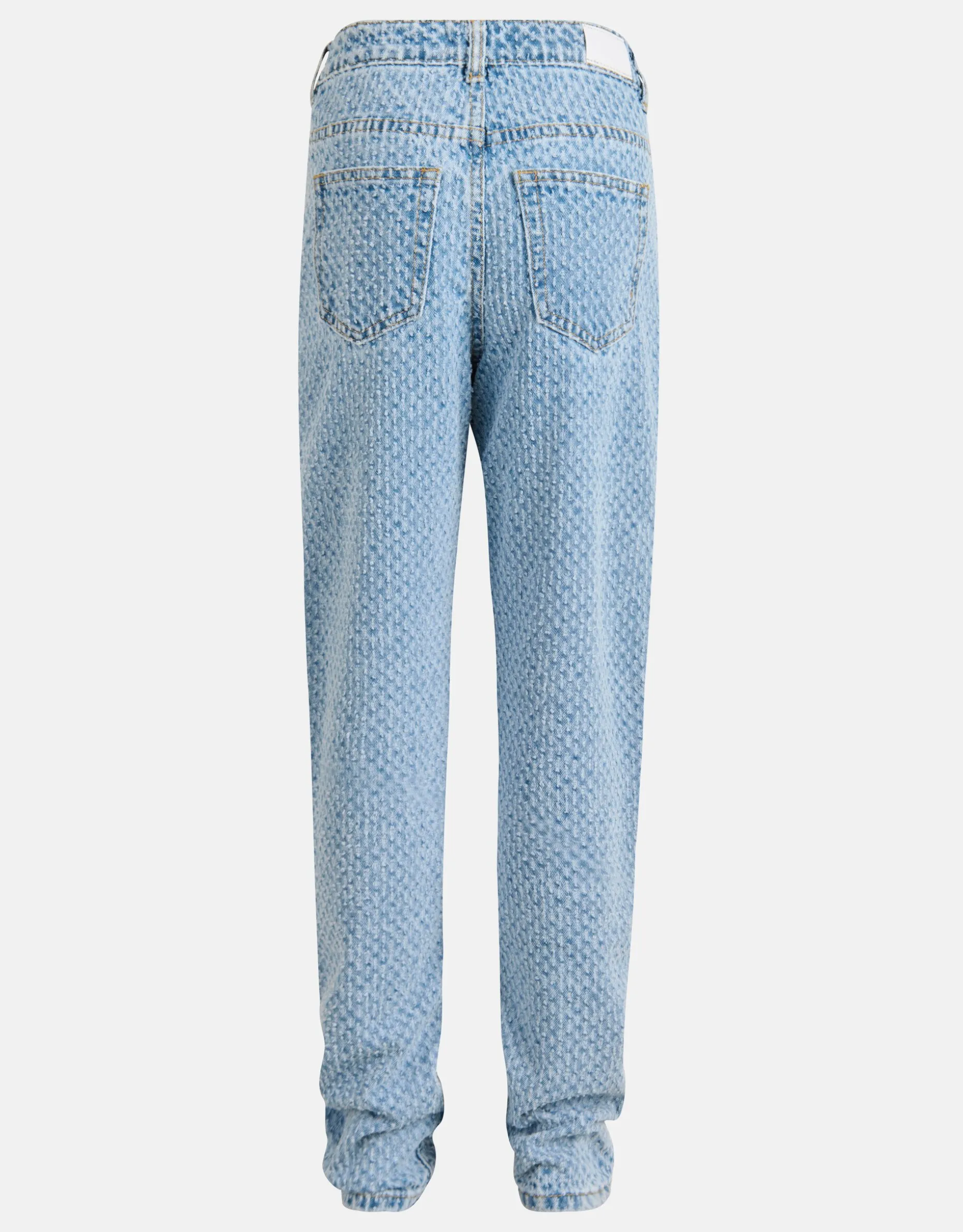 Structuur Straight Jeans Bleached