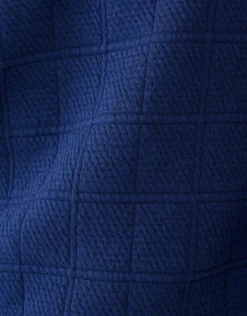 Structuur Sweater Donkerblauw