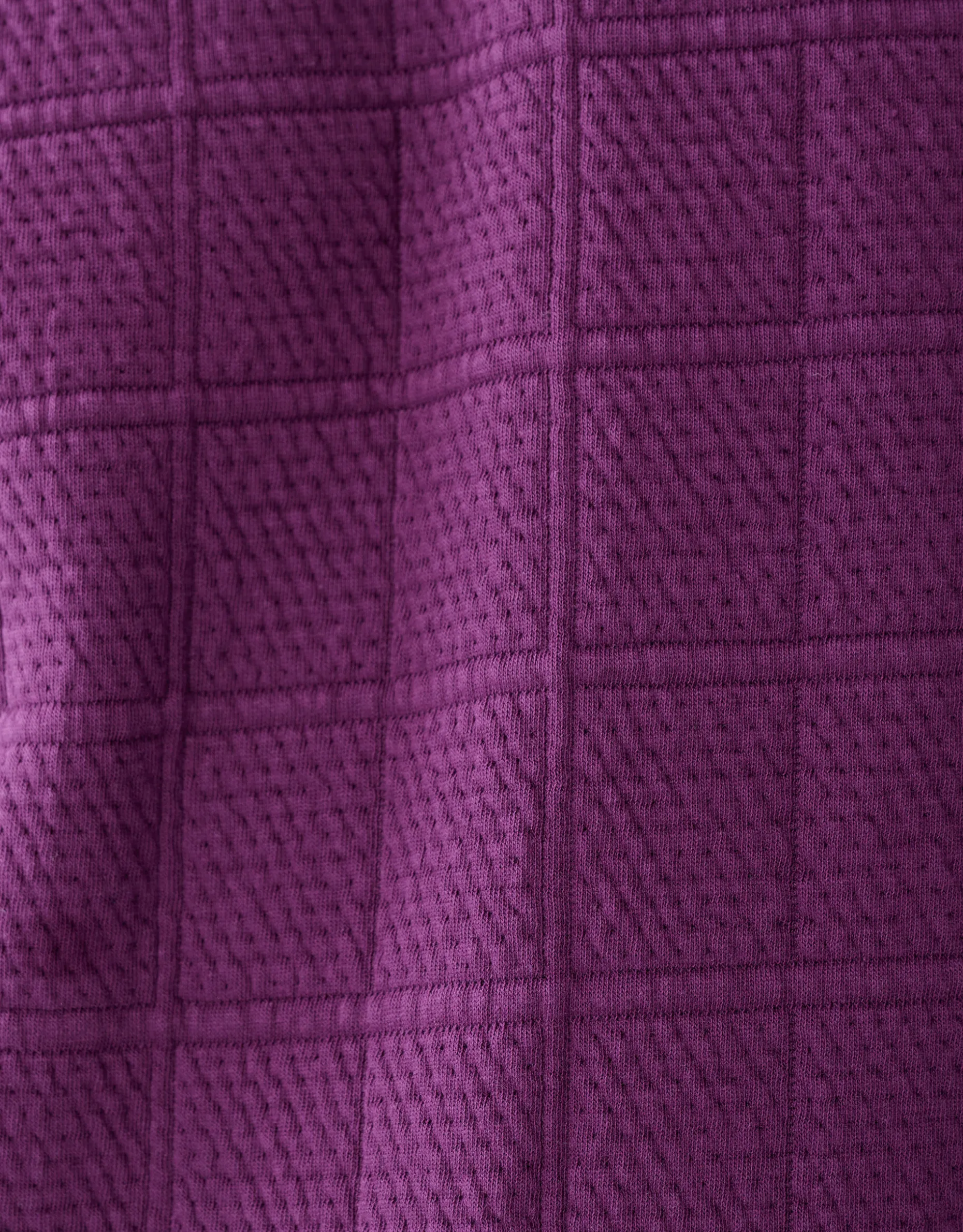Structuur Sweater Donkerrood