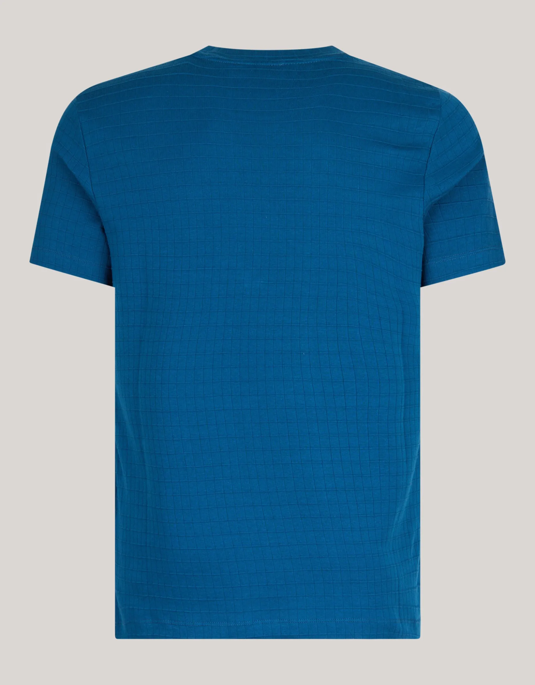 Structuur T-shirt Donkerblauw