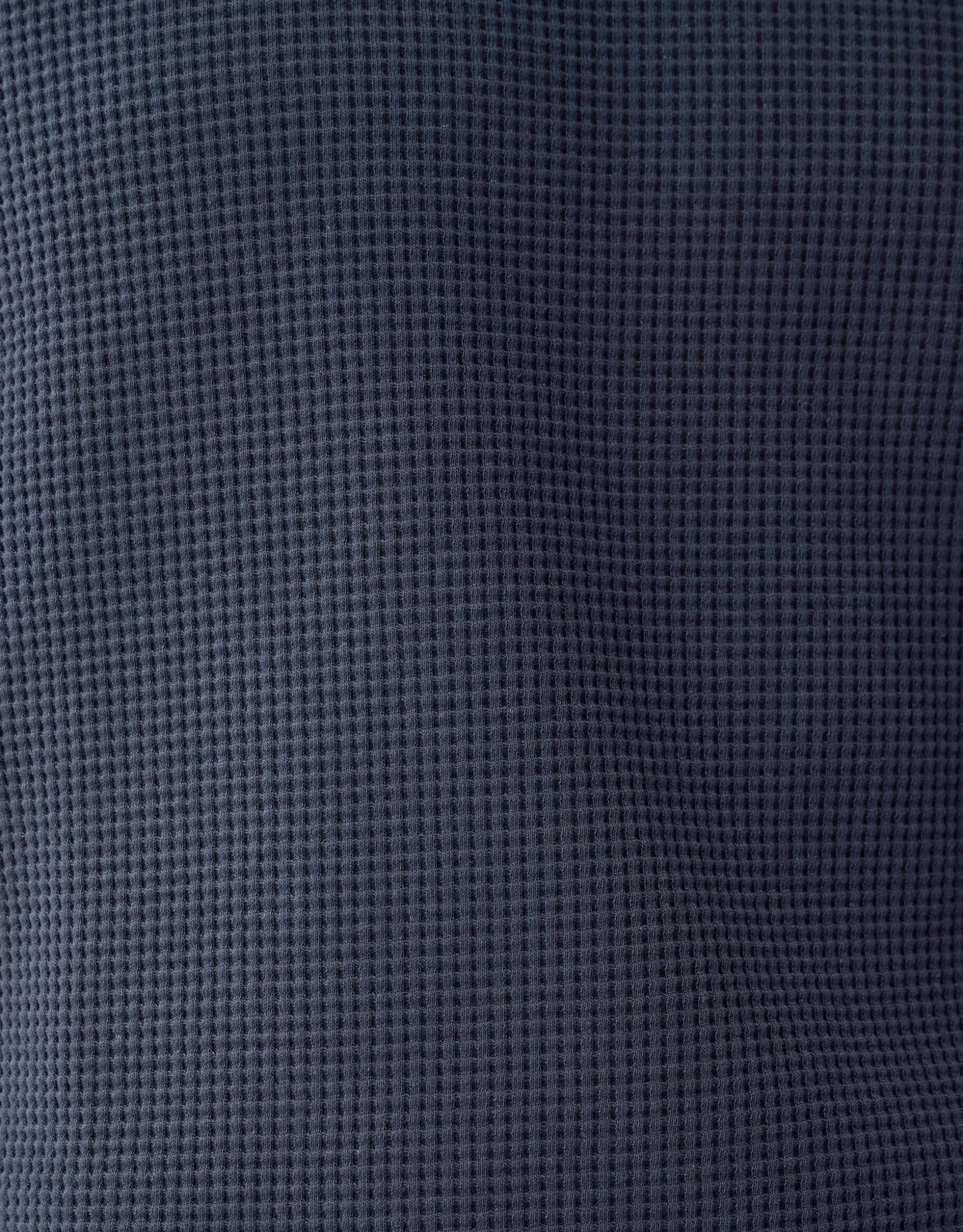 Structuur T-shirt Donkerblauw