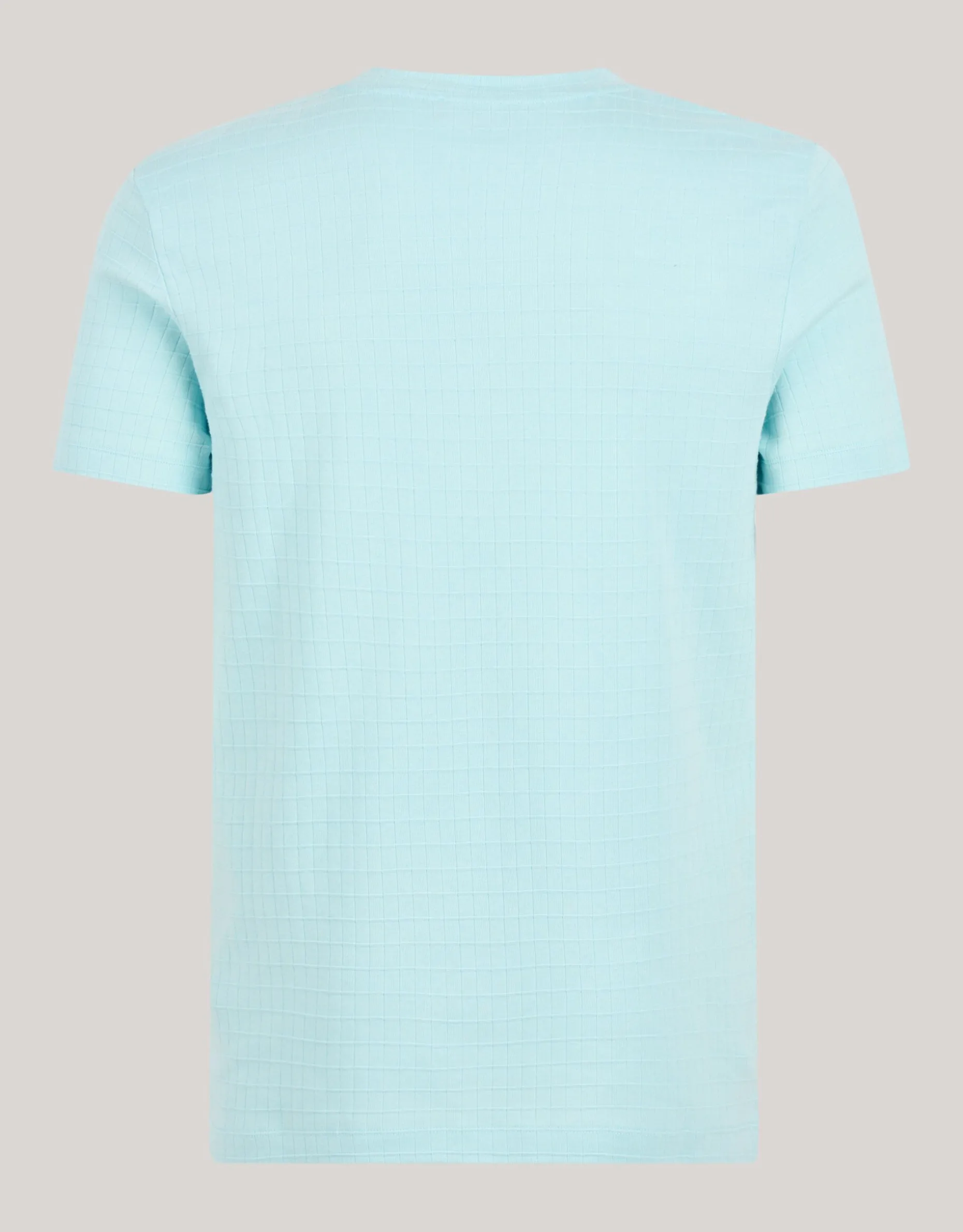 Structuur T-shirt Lichtblauw
