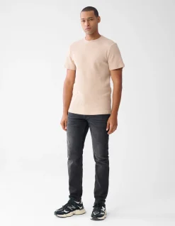 Structuur T-shirt Zand