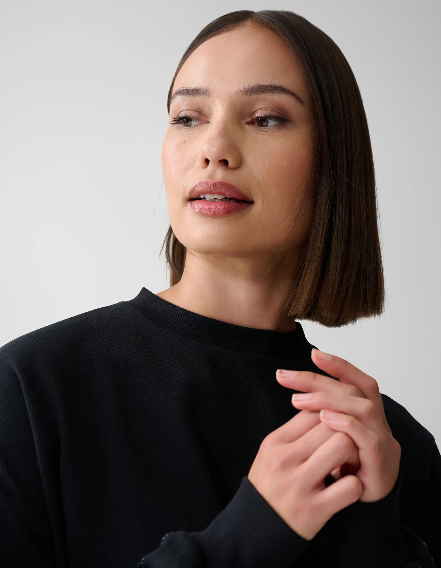 Studded Sweater Zwart