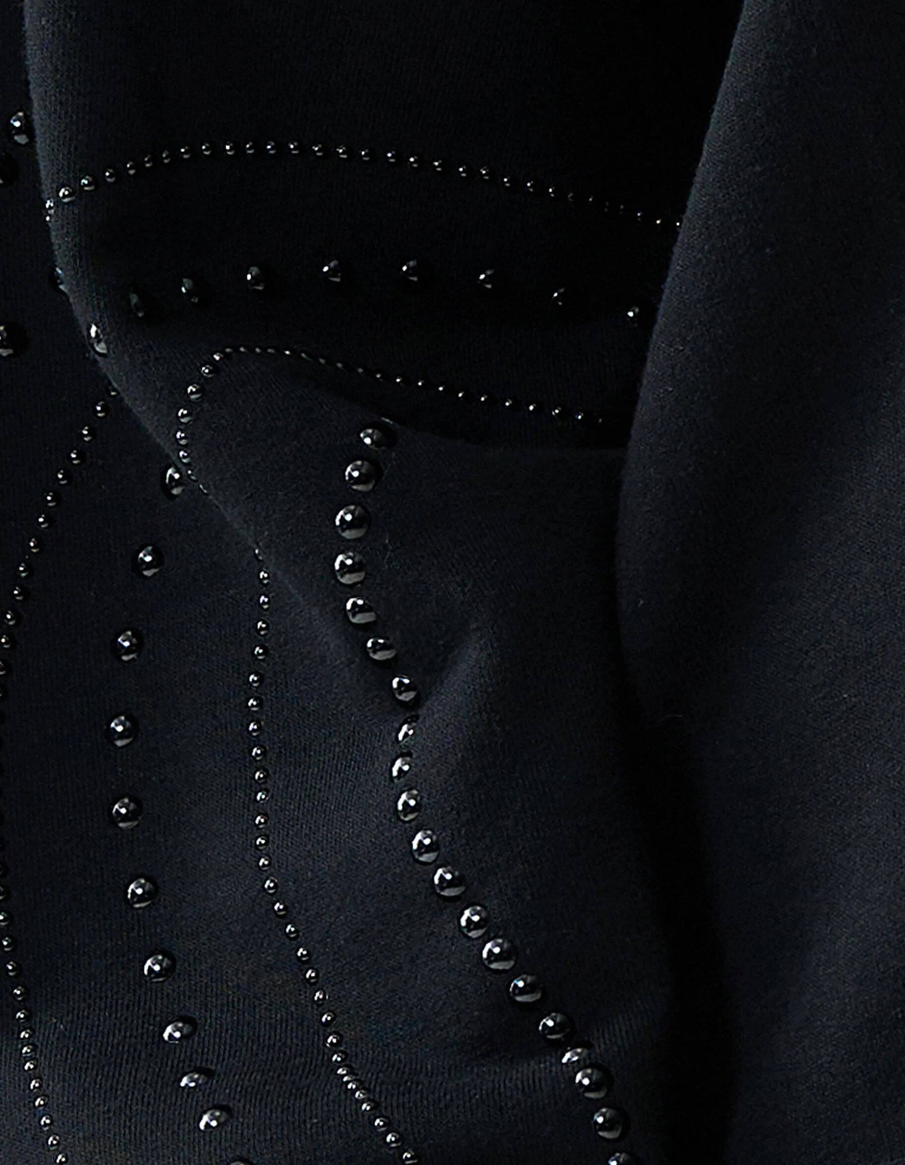 Studded Sweater Zwart