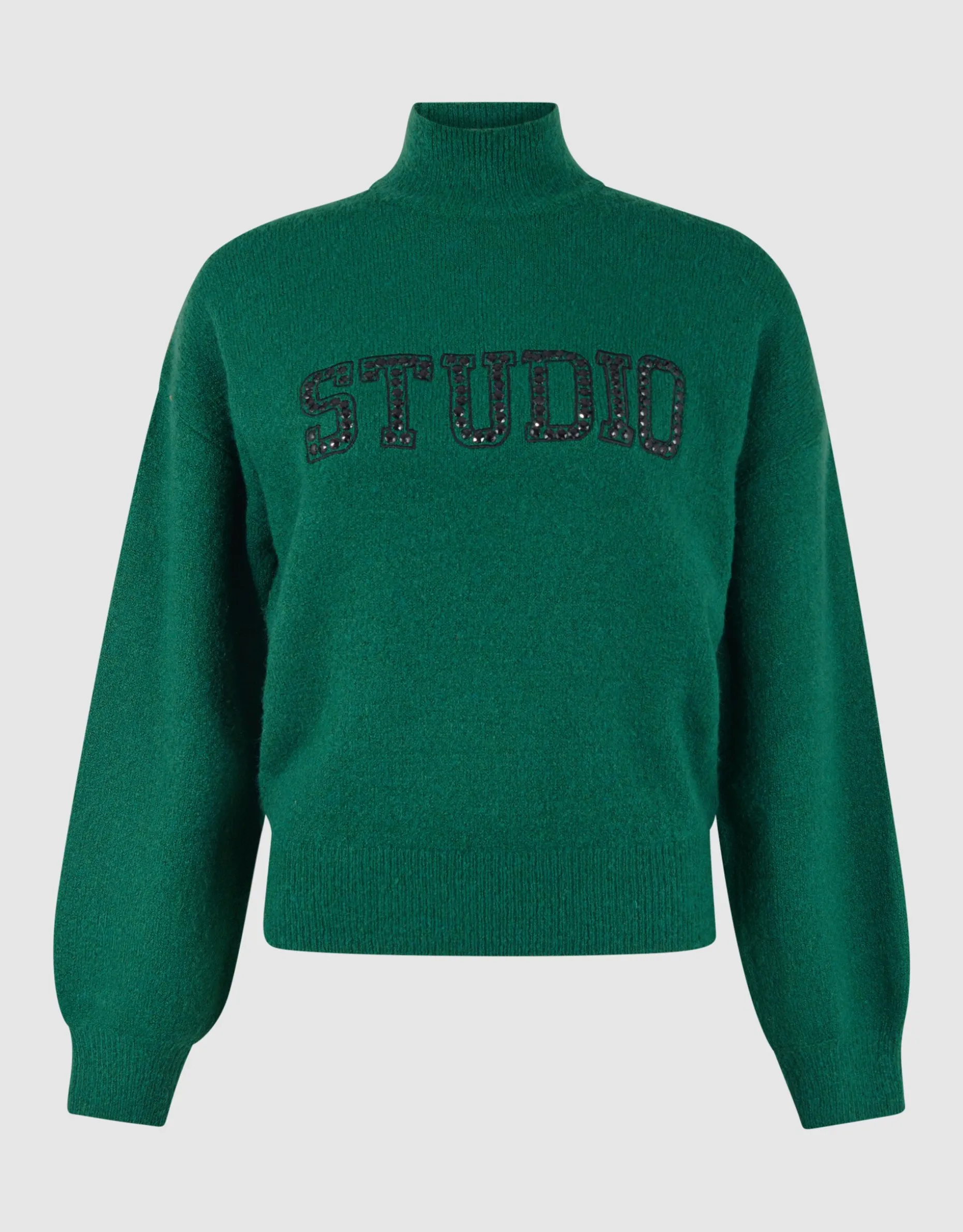 Studio Strass Trui Donkergroen