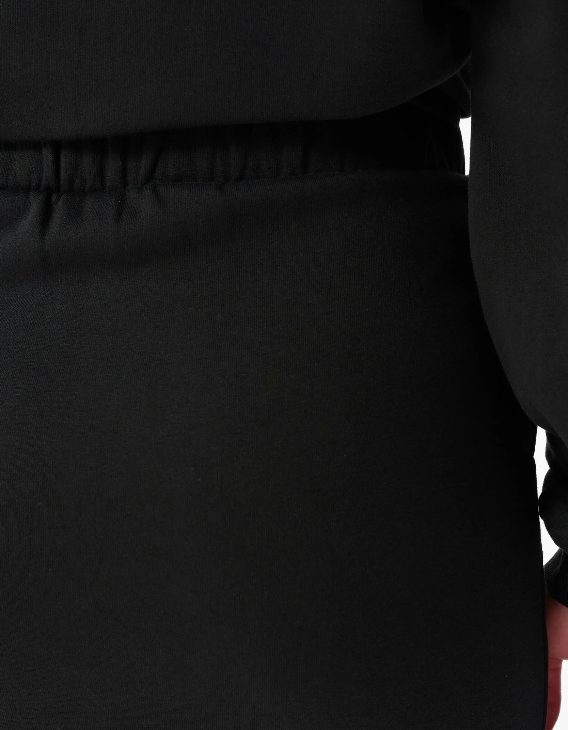 Sweat Maxi Rok Zwart