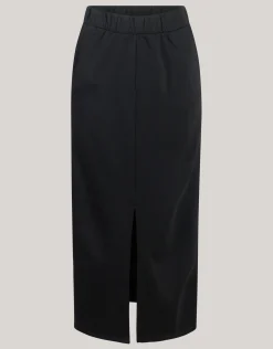 Sweat Maxi Rok Zwart