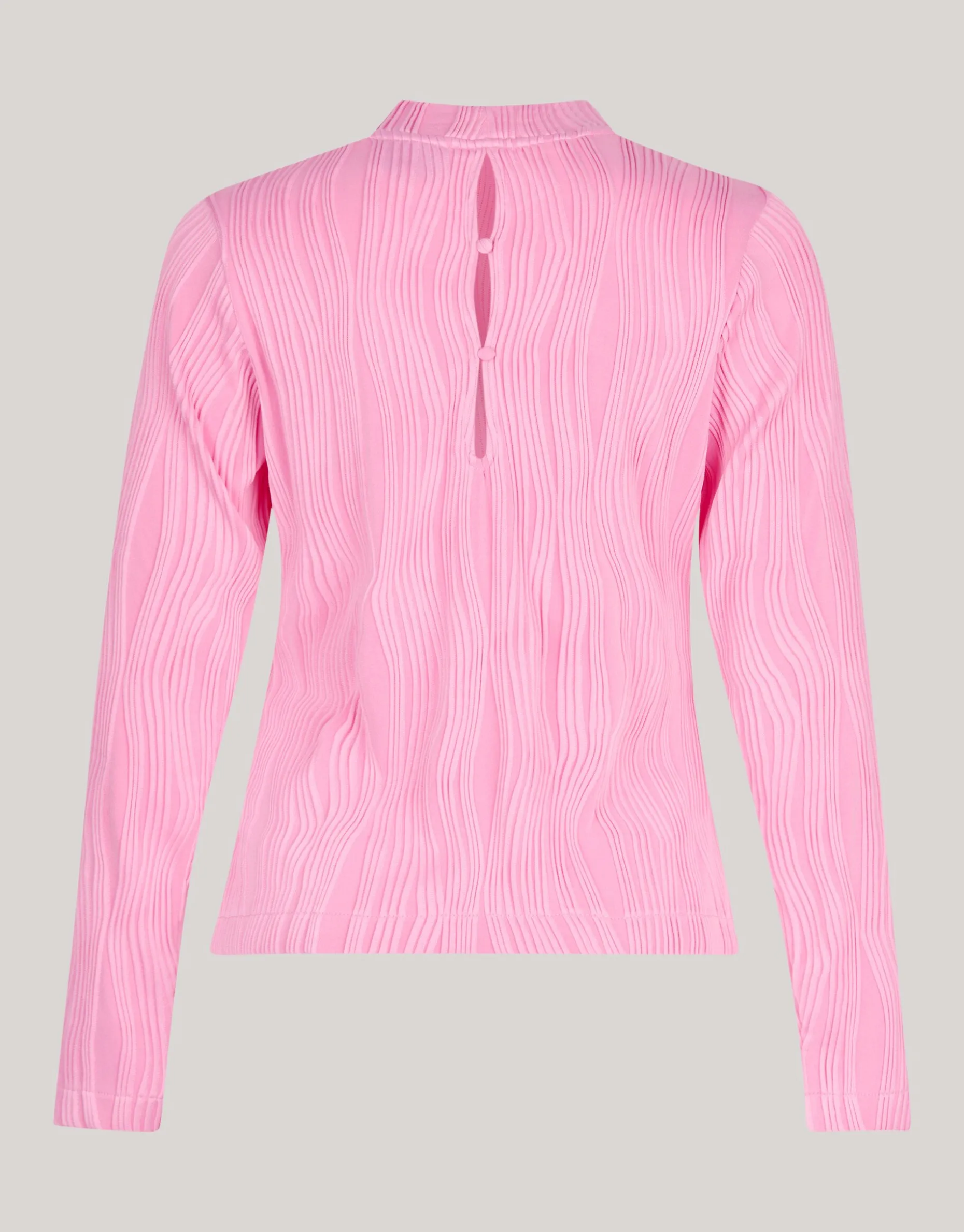 Swirl Crinkle Top Roze