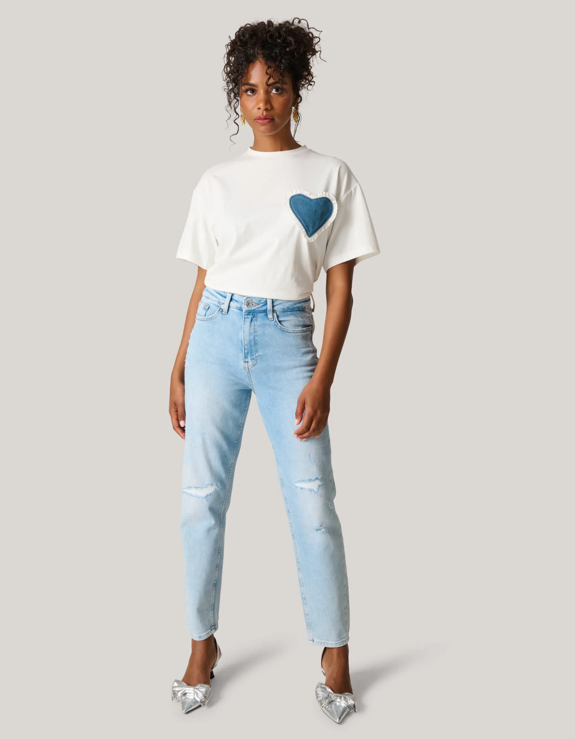 Tapered Fit Jeans Bleached L29