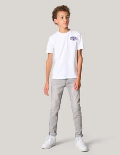 Tapered Fit Jeans Grijs