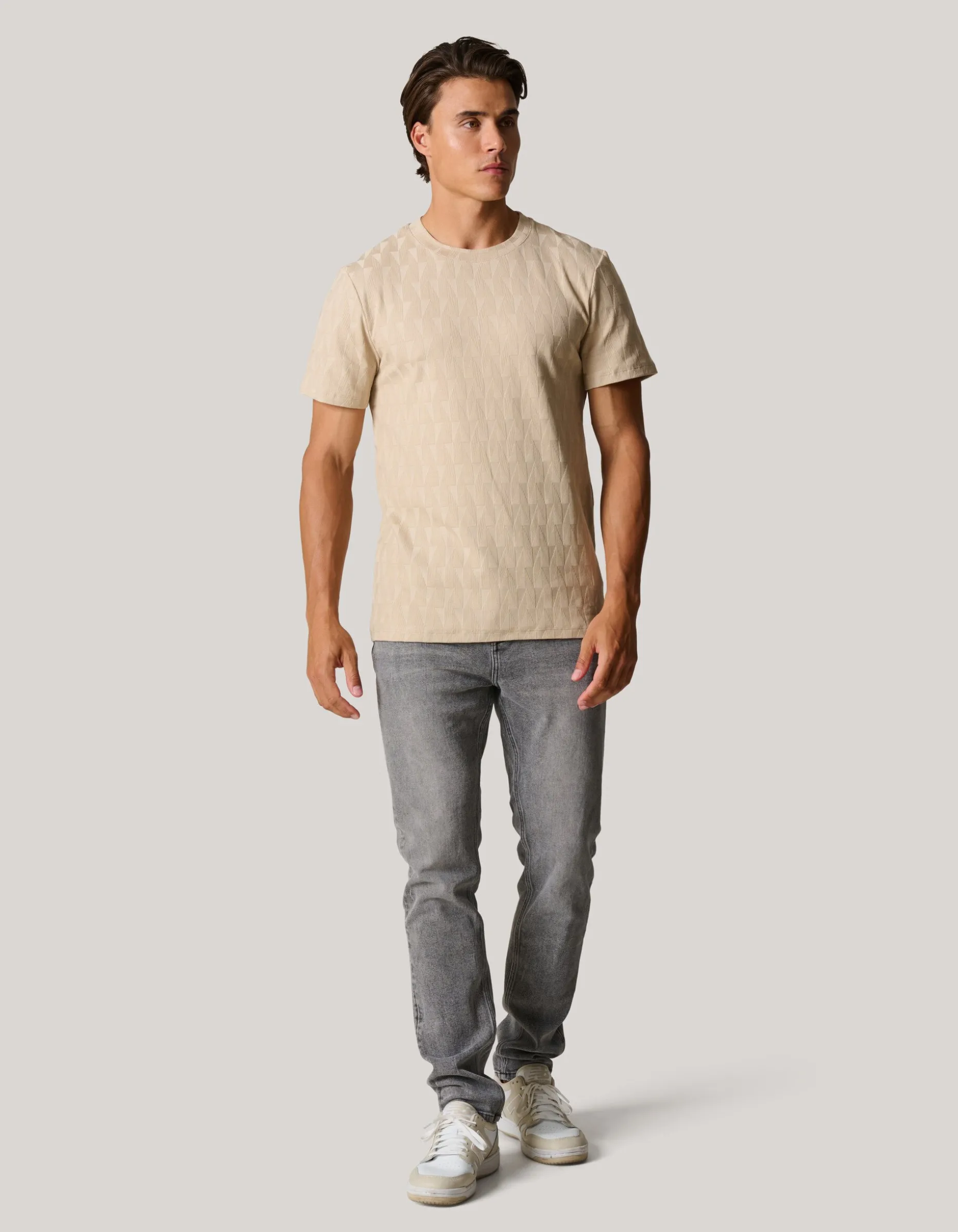 Tapered Fit Jeans Grijs L32