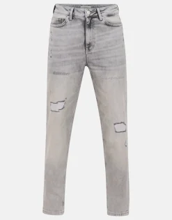 Tapered Fit Jeans Lichtgrijs