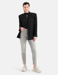 Tapered Fit Jeans Lichtgrijs