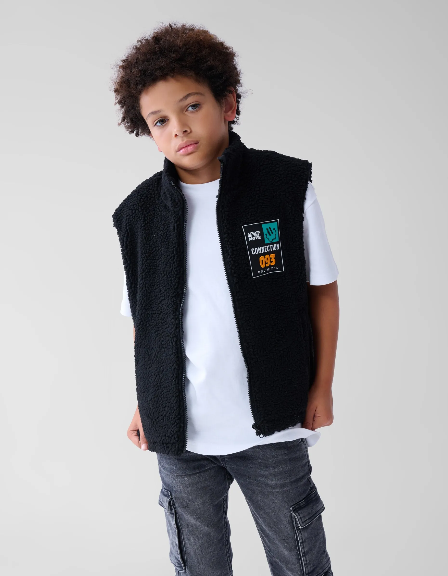 Teddy Bodywarmer Zwart