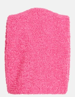 Teddy Gilet Roze