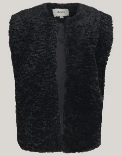 Teddy Gilet Zwart