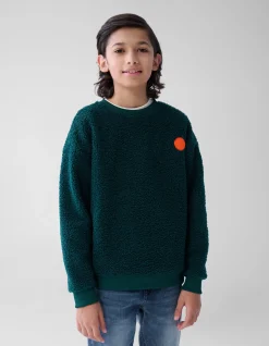 Teddy Sweater Donkergroen