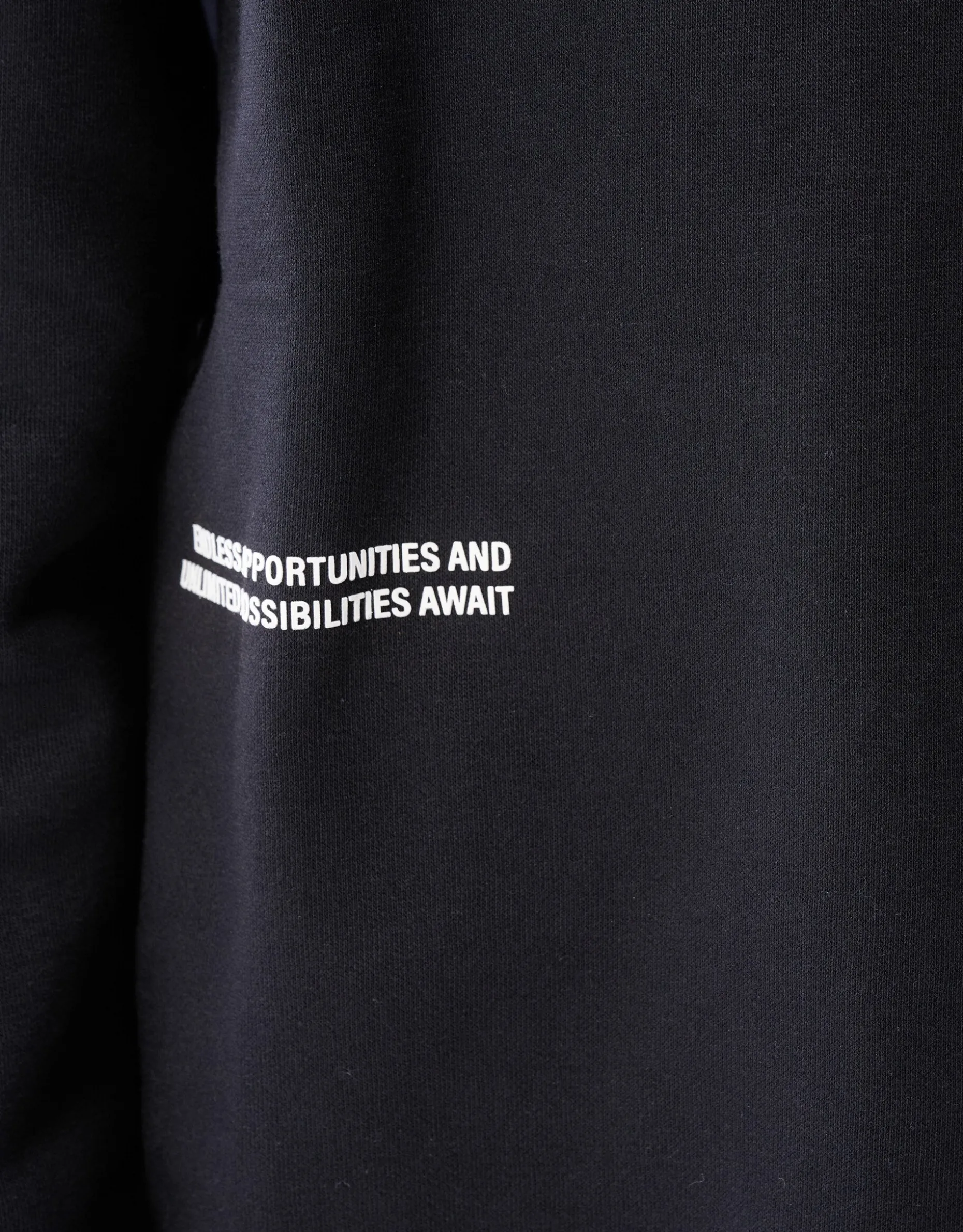 Tekstprint Sweater Zwart